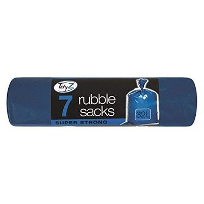 Tidyz 7 Rubble zakken - Super Strong - Blauw