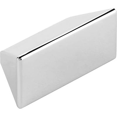 Mital Maniglia Mogan LA 16/32 mm – Larghezza 54 mm – Maniglia per mobili di design, zinco pressofuso cromato lucido