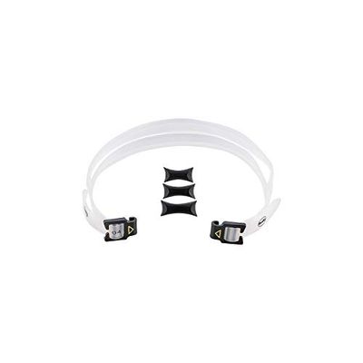 Fashy Do-it-Yourself-Set Faixa de cabeça para óculos de natação, unissexo, branco, tamanho único