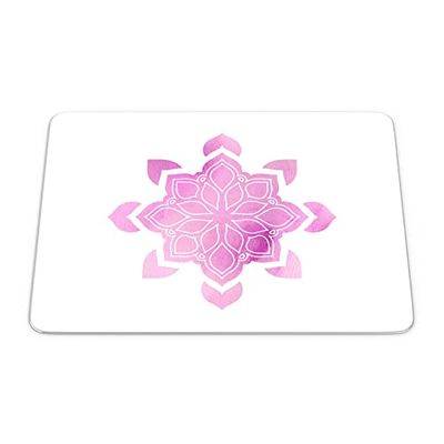 Bonamaison, Tapis de Souris Rectangle Imprimé Numériquement, Fond Antidérapant, pour Bureau et Maison, Taille: 22x18cm