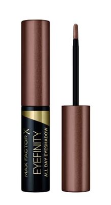 Max Factor Ombretto Liquido Eyefinity, Formula Waterproof e Lunga Durata, 08 Soft Chestnut