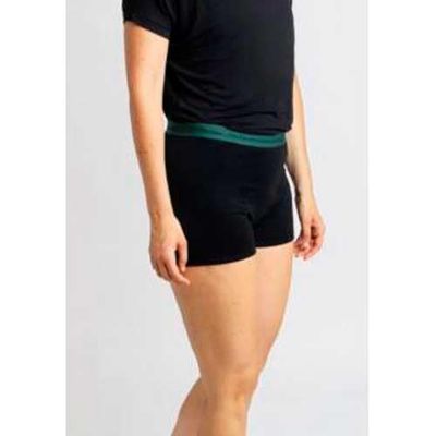 COCORO PANTALON Corto Menstrual Negro/Verde Flujo abundante 3/M.