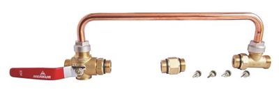 AQUAWATER 3700350803807 AQUAWATER-105024-kit de derivação conexão fácil com Easy sistema de hidromassagem - para conectar um filtro duplo, None, Normal
