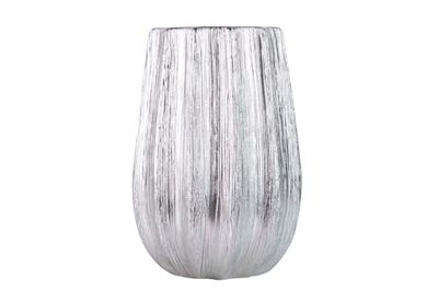 MACETERO CERAMICA BLANCA 30x30x30 CM