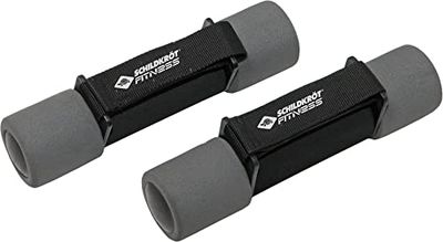 Schildkröt Fitness Set di Manubri da Aerobica, 2 x 1,0 kg, in Valigetta, Nero/Antracite, 960009