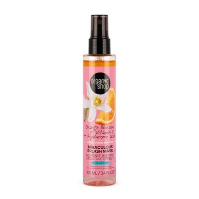 Organic Shop Orange Blossom Skincare Smart Hydro Booster Miraculous Splash Mask, 100 ml