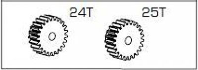 Carson 500405077 – set met 10 tanden, 24 tanden, 2 stuks