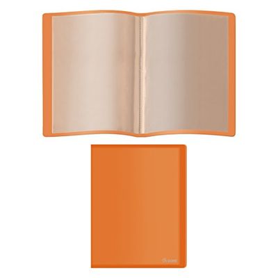 dohe 91387 Folder – 20 Pockets, Polypropylene, A4, Orange