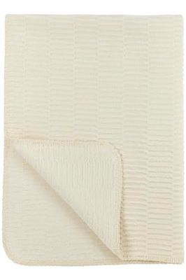 Meyco GOTS Bio Couverture pour bébé Naturel Couverture Enfant 100 x 150 cm
