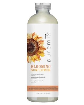 Rusk Puremix Blooming Sunflower Volumizing Shampoo - Fine Hair For Unisex 35 oz Shampoo