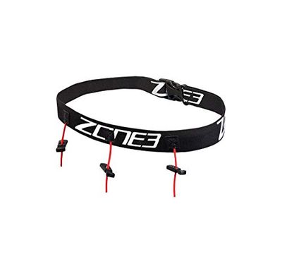 ZONE3 Unisex vuxen RaceBelt, svart, junior