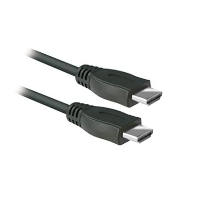 APM 590486 – HDMI-kabel met Ethernet 3D 4K PVC-mantel, zwart M/M, 1 m – 1 m – zwart