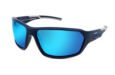 NAIF SLATS Lunettes de Soleil Unisex-Adult, Bleu, Grand