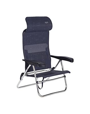 Crespo dem/205-C-41 Silla Playa dural. Desmontageble. (multifibra) Compact, Color Azul Marino