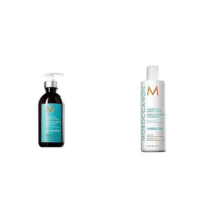 Moroccanoil Creme de Coiffage Hydrantante, 300 ml & Après Shampooing Hydrant Normal, 250 ml