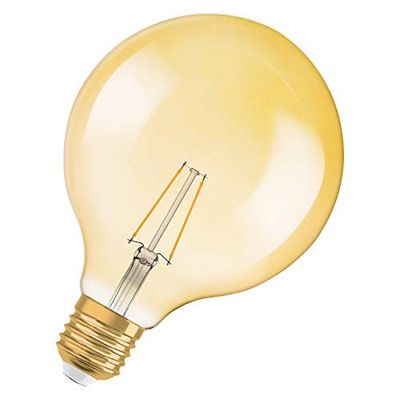 Osram Candeeiro LED, capa: E27, Warm White, 2400 K, 2,50 W, substituído por 22 W Incandescent Bulb, claro, vintage 1906 LED [classe de eficiência energética A++]