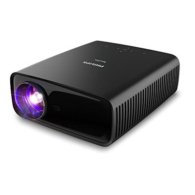 Philips NeoPix 320, een intelligente True Full HD 1080p projector met vooraf geïnstalleerde apps, multimediaspeler, dual-band wifi, bluetooth en krachtig audio 2.1-systeem