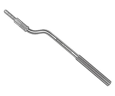 ustomed Instruments 67–855–033 Bone Condenser, Baj., convexe, diamètre 3, 3 mm