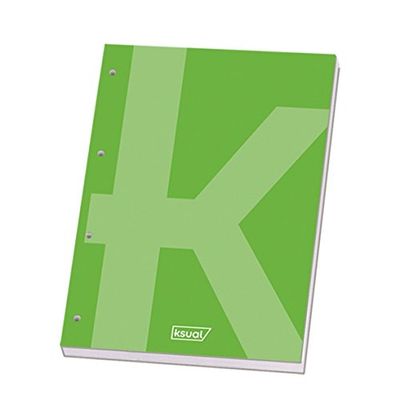 DOHE 44999 Ksual praktisch notitieboek, 80 vellen, groen