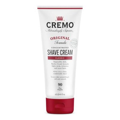 CREMO - Original Concentrated Shave Cream For Men - Fights Razor Burns - 177ml