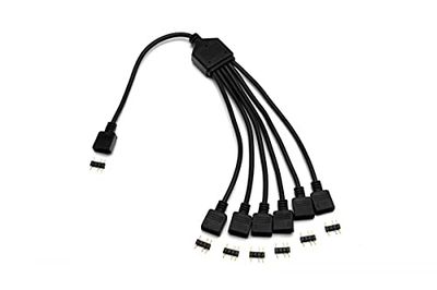 EKWB CABLE DIVISOR DE 6 VÍAS EK-D-RGB, 3831109821879