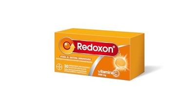 REDOXON Vitamina C 1000 mg, Vitamin D, Ayuda al Sistema Inmunitario y Absorción del Hierro, Efecto Antioxidante, Sabor Naranja, 30 Comprimidos Efervescentes