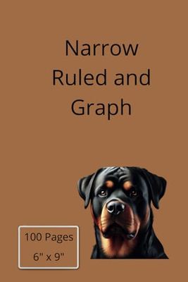 Narrow Ruled and Graph, 100 Pages, 6" x 9"