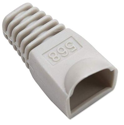 IC Intracom Intellinet 504362, Copriconnettore per Plug RJ-45, colore grigio [Germania]