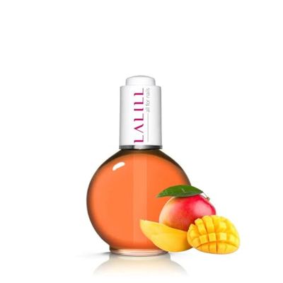 LALILL Olio per Unghie e Cuticole 75ml - Olio per la Cura Delle Unghie al Mango - Olio per la Cura Delle Unghie e Delle Cuticole - Manicure Nail Design per Mani e Piedi