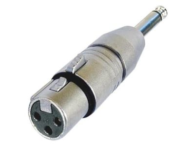Velleman 144583 XLR 3 broches femelle vers Mono