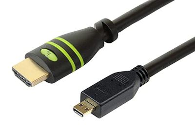 Techly 308725 Cavo HDMI™ Highspeed con Ethernet Channel 1.4 A M/Micro D M, 2 m Nero