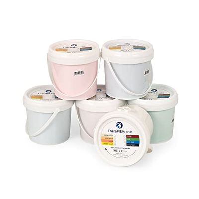 TheraPIE Lot de 6 pâtes à modeler 1,5 kg