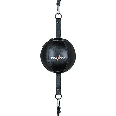 MaxxMMA Pelota de Velocidad de Doble Extremo, Pelota de Velocidad de Boxeo, Bola de Velocidad de perforación, Pelota de Entrenamiento de Artes Marciales Mixtas, Incluye Bomba, Cables, Bloqueo de