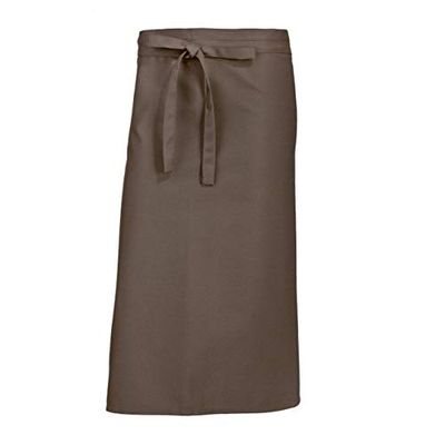 BP 1912-400-400-100/90 Tablier de bistrot long Largeur 100 cm Largeur 90 cm Longueur 215 g/m² Tissu mélangé Faucon 100/90