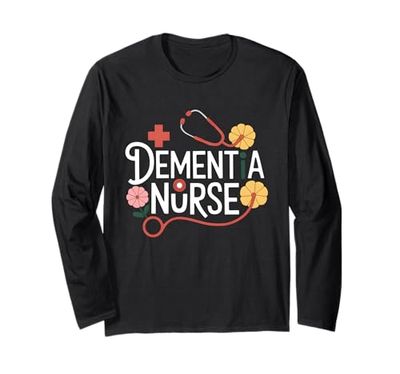 Dementia Nurse Alzheimer Memory Nursing Appreciation Maglia a Manica