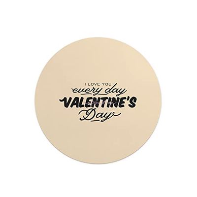 Questo Casa, Round Digital Printed Mouse Pad, Non-Slip Base, for Office and Home, Diameter:22cm