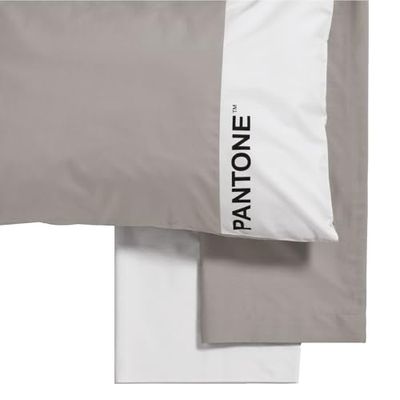 Osama Home Pantone – Complete Bed Set with Double Bed Sheets 180 x 280 cm + Fitted Sheet 130 x 200 cm with Elastic Bands for Mattress up to 30 cm High + 1 Pillow Case 50 x 80 cm