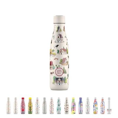 Cool Bottles - Stainless Steel Water Bottle, Thermal Bottle - 500ml, Cold 36 Hours and Hot Drinks 18 Hours, Finish with 3D Printing, BPA Free
