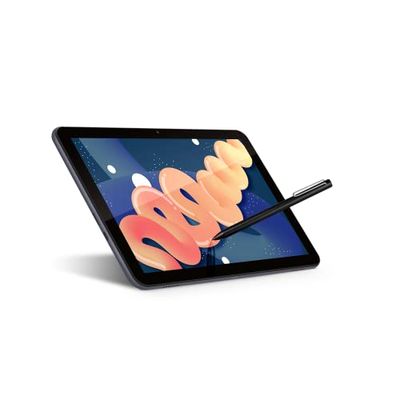 SPC Gravity 3 Pro - Tablet, 4 GB RAM, 64 GB geheugen, smartpen inbegrepen, 2 stereo-luidsprekers, snelle WLAN 5, 6000 mAh accu, USB-C, Android 11, zwart