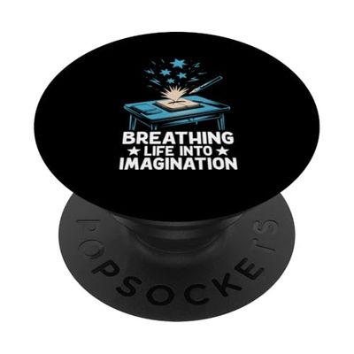 Breathing Life Into Imagination Animation Draw Sketch PopSockets Adhesive PopGrip