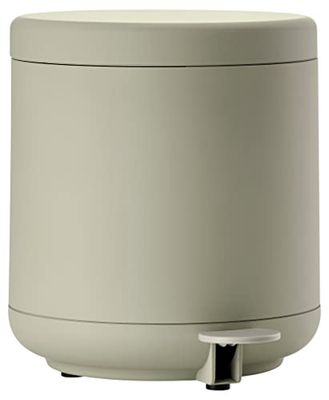 Zone Denmark Ume Poubelle de Salle de Bain, Poubelle cosmétique, Poubelle à pédale avec Couvercle pour la Salle de Bain, avec Seau intérieur Amovible et Soft-Close, diam. 19,5 cm, Hauteur 22 cm