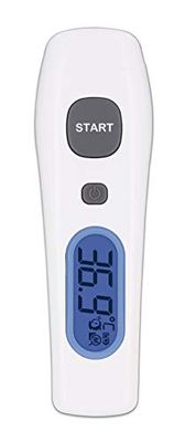 Radiant Digital Non-Contact Infrared Thermometer for Forehead, Liquid, Environment, Accurate Result in 1 Second, with Large Backlit LCD Display