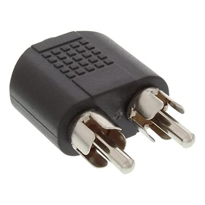 InLine 20309 Adattatore Audio, Nero