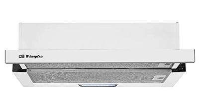 Orbegozo TL 07160BL Hotte aspirante 60 cm 1 ampoule 2,5 W LED extraction 308,2 m3/h 2 niveaux de puissance 65 W