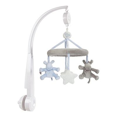 Noukies N15002.50 Paco muziekmobiel, blauw cocon