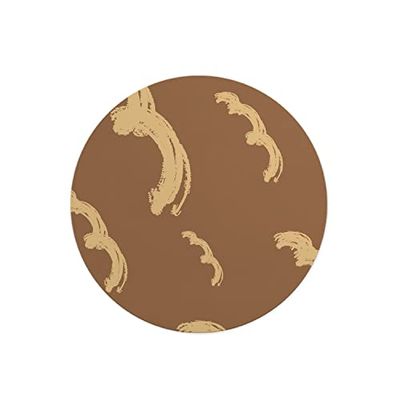 Questo Casa, Round Digital Printed Mouse Pad, Non-Slip Base, for Office and Home, Diameter:22cm