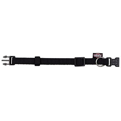 Trixie Collare per Cani Premium, 40-65 x 25 mm, Nero
