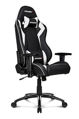 AKRacing Core Series SX Gaming Chair with High Backrest, Recliner, Swivel, Tilt, Rocker and Seat Height Adjustment Mechanisms with 5/10 warranty - White