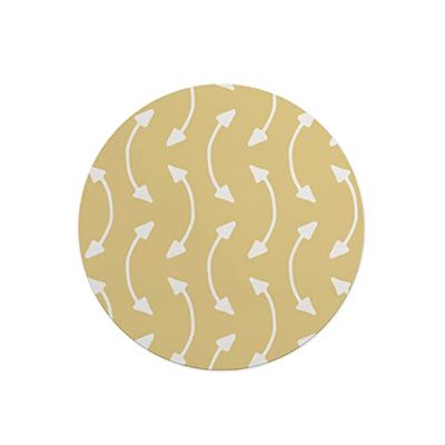 Questo Casa, Round Digital Printed Mouse Pad, Non-Slip Base, for Office and Home, Diameter:22cm