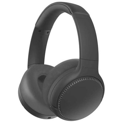 Panasonic Casque audio RB-M500BE-K I HP 40mm Réacteur de basses Acoustique bass control Bluetooth Autonomie: 30h Charge rapide Activation assistant vocal noir - Version Française